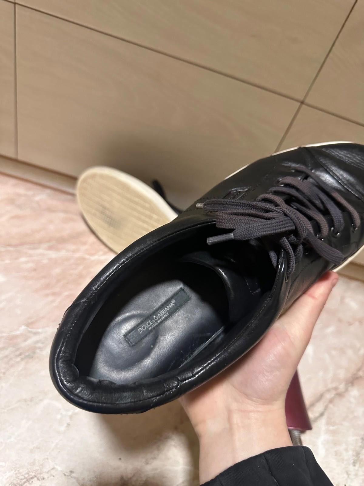 Dolce & Gabbana DOLCE & GABBANA Shoes London Nappa Leather Sneakers EU44 Size US 10 / EU 43 - 8 Thumbnail
