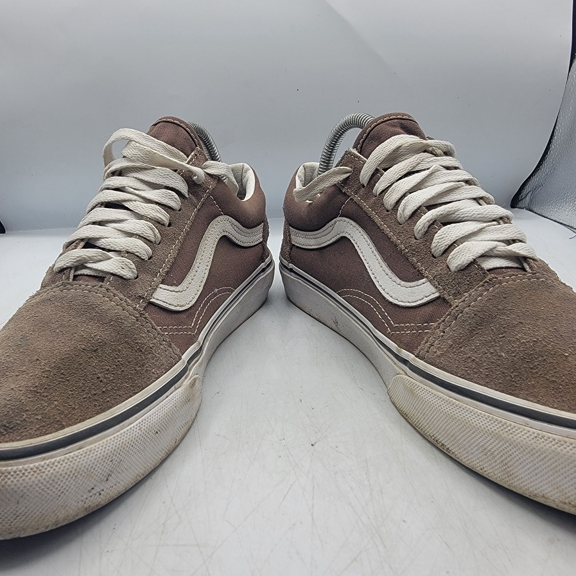 Vans Vans Old Skool Womens 9 Brown Sneaker Shoes Low Top Lace Up Size US 9 / IT 39 - 3 Thumbnail