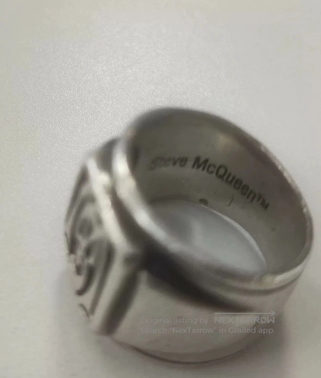 TOYS McCOY Steve McQueen Toys McCoy Oxidized Silver Ring. Size ONE SIZE - 3 Thumbnail