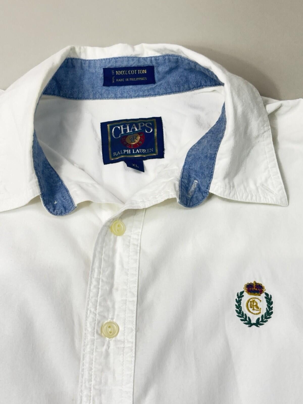 Chaps Vintage Chaps Ralph Lauren Men’s Button Up Shirt XL Size US XL / EU 56 / 4 - 2 Thumbnail