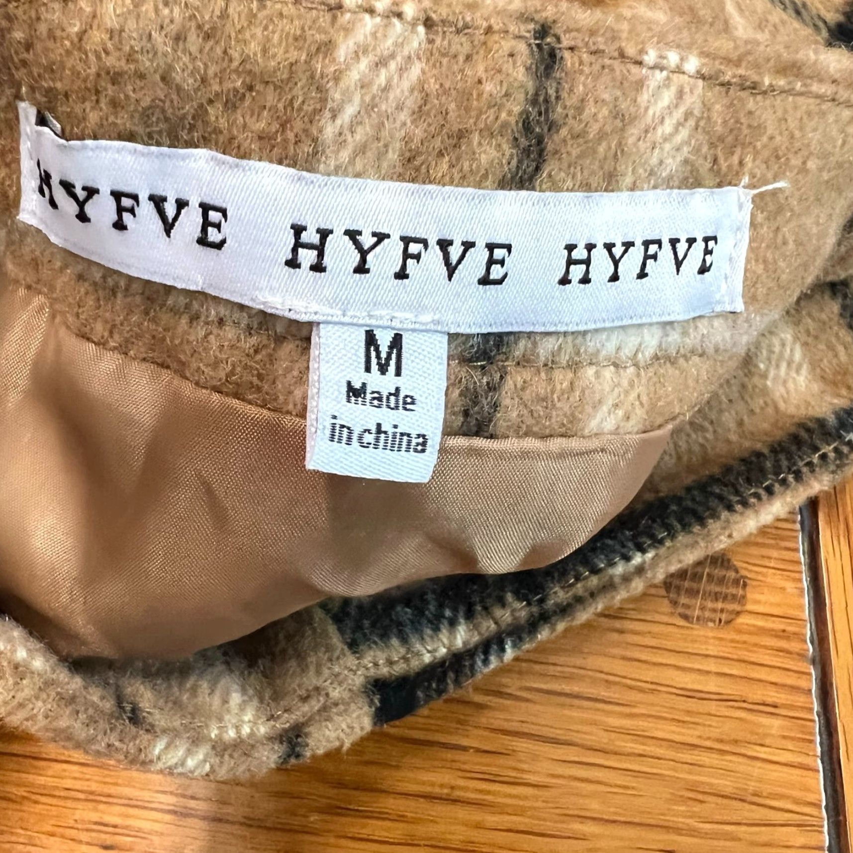 Vintage HYFVE Wool Pockets Plaid Zip Front Mini Skirt Women M Brown 28" Plaid Zip Pockets 90s Boho Hipster Vintage? Size 32" / US 10 / IT 46 - 6 Thumbnail
