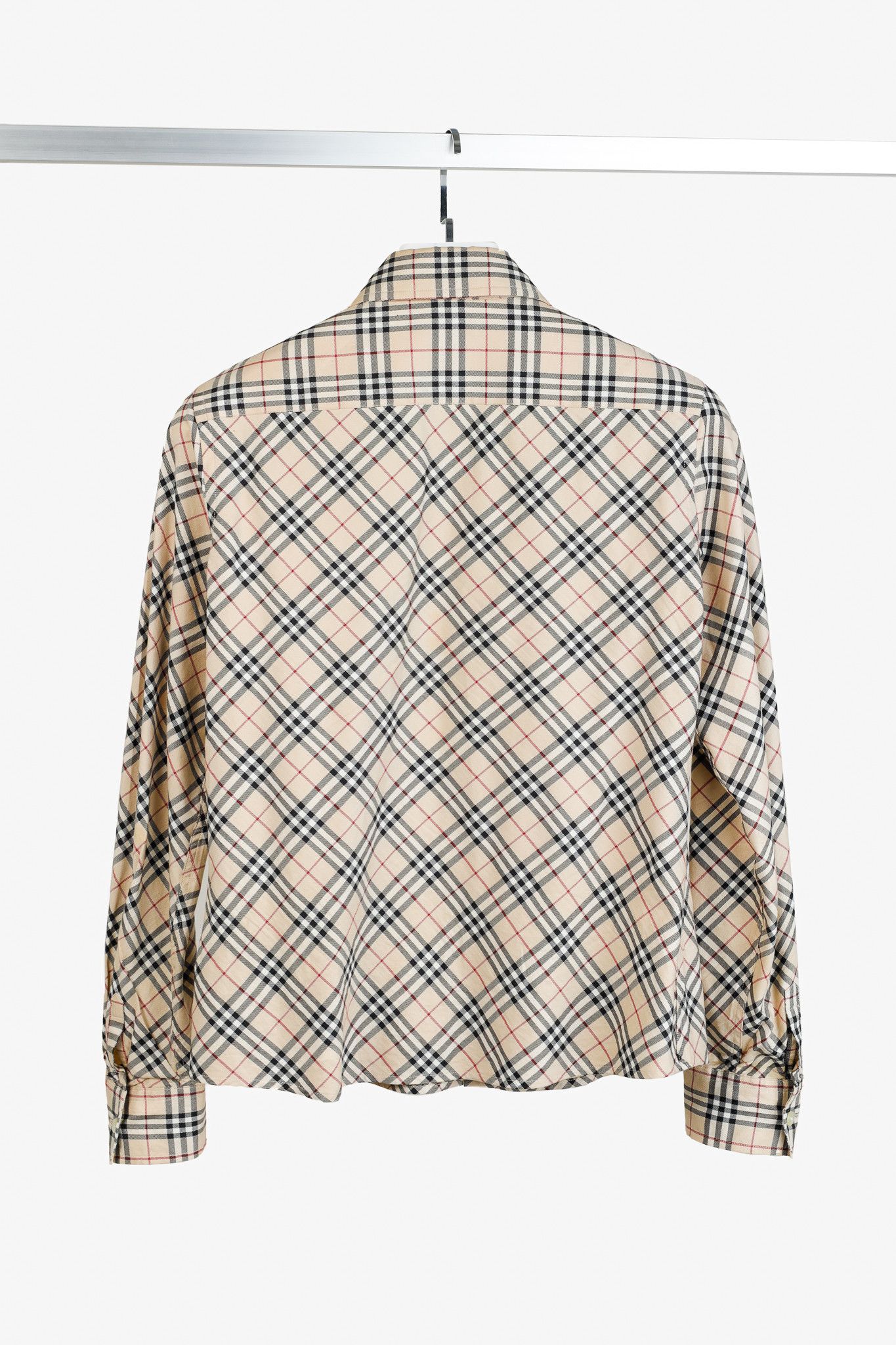 Burberry Burberry Nova Check Cotton Buttoned Shirt Size L / US 10 / IT 46 - 2 Thumbnail