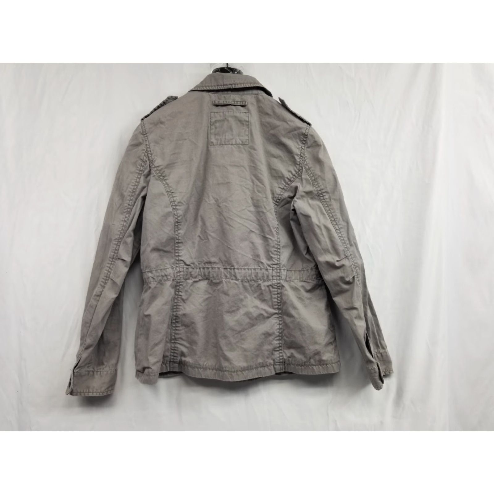 Banana Republic Banana Republic Jacket Womens Medium Denim Zip Casual Pockets Button Gray Size M / US 6-8 / IT 42-44 - 2 Thumbnail