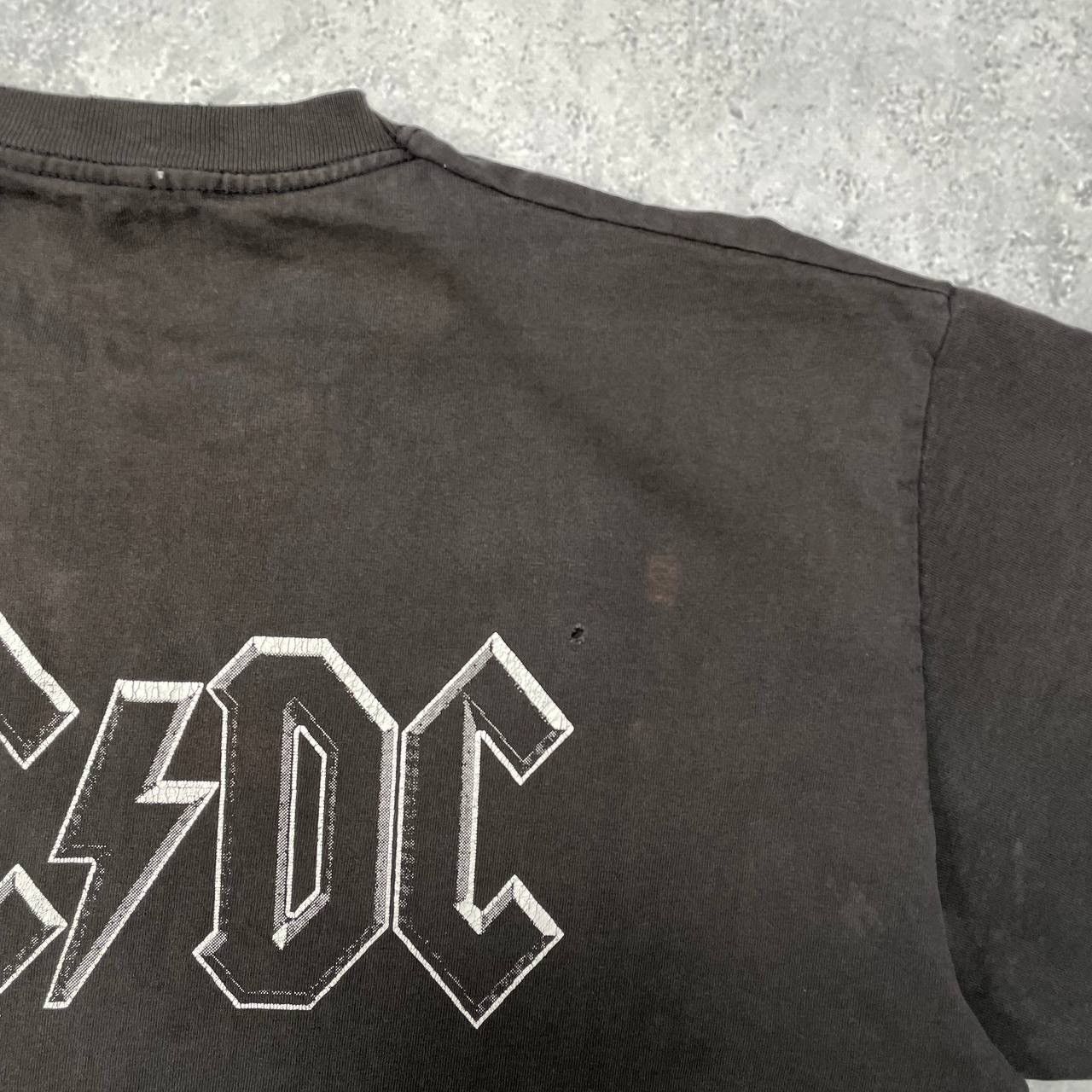 Band Tees Vintage 2000s AC/DC Band T Shirt Faded Black Size L/XL Size US XL / EU 56 / 4 - 18 Thumbnail