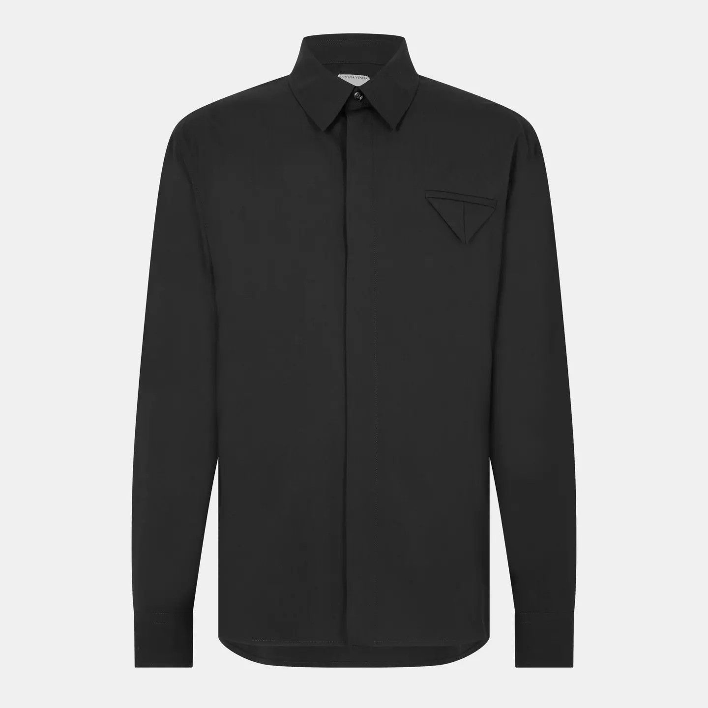 Bottega Veneta o1g2r1mq0426 Long Sleeve Shirt in Black Size US L / EU 52-54 / 3 - 1 Thumbnail