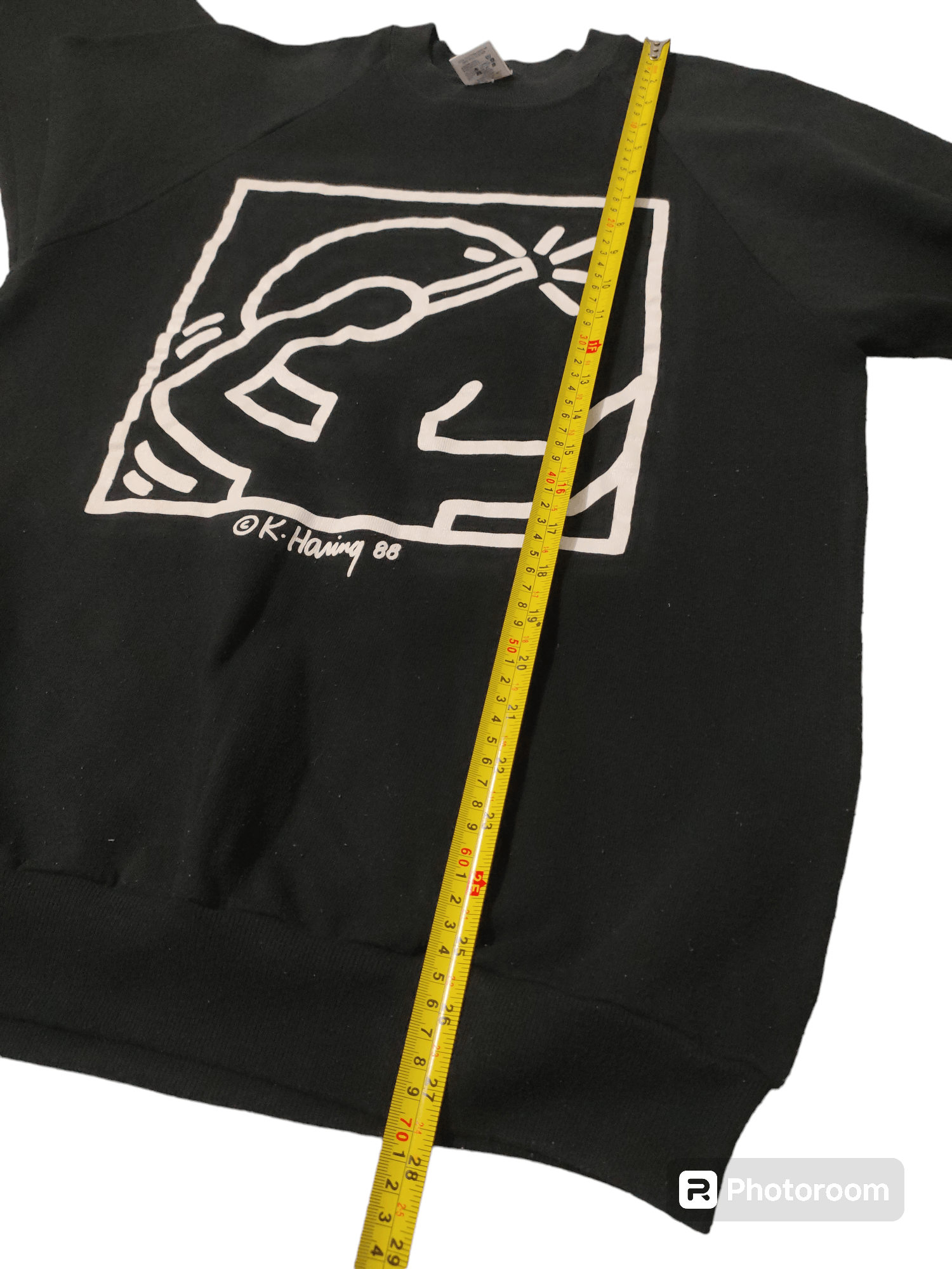 Keith Haring × Vintage Vintage 1988 Keith Haring Sweatshirts Size US L / EU 52-54 / 3 - 6 Thumbnail