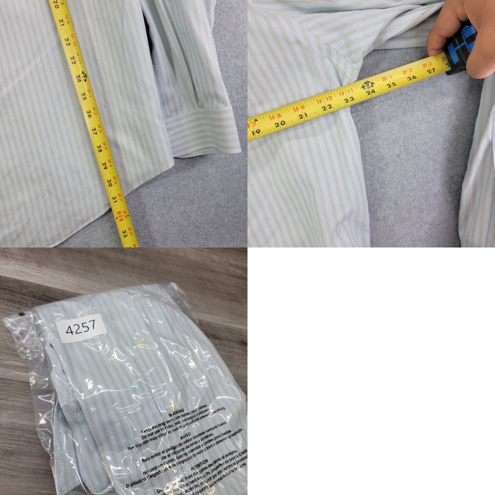 Brooks Brothers Brooks Brothers Shirt 15.5-35 Traditional Fit Non-Iron Striped Casual Business Mens Shirt Size US L / EU 52-54 / 3 - 8 Thumbnail