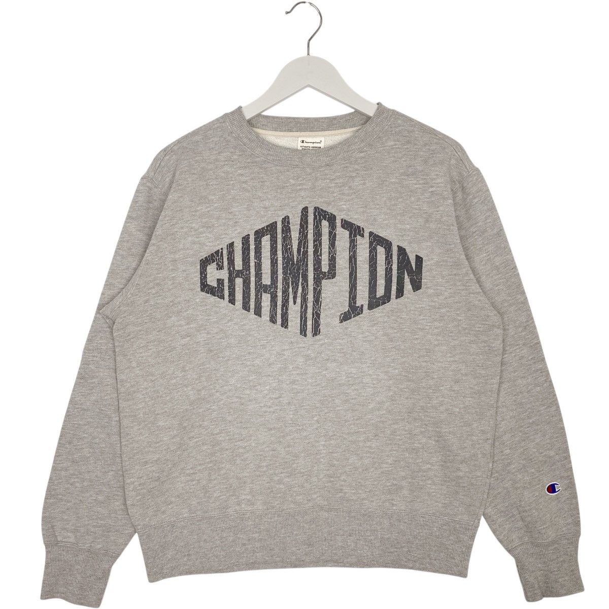 Vintage Champion authentic Crewneck Sweatshirt Grey Size M