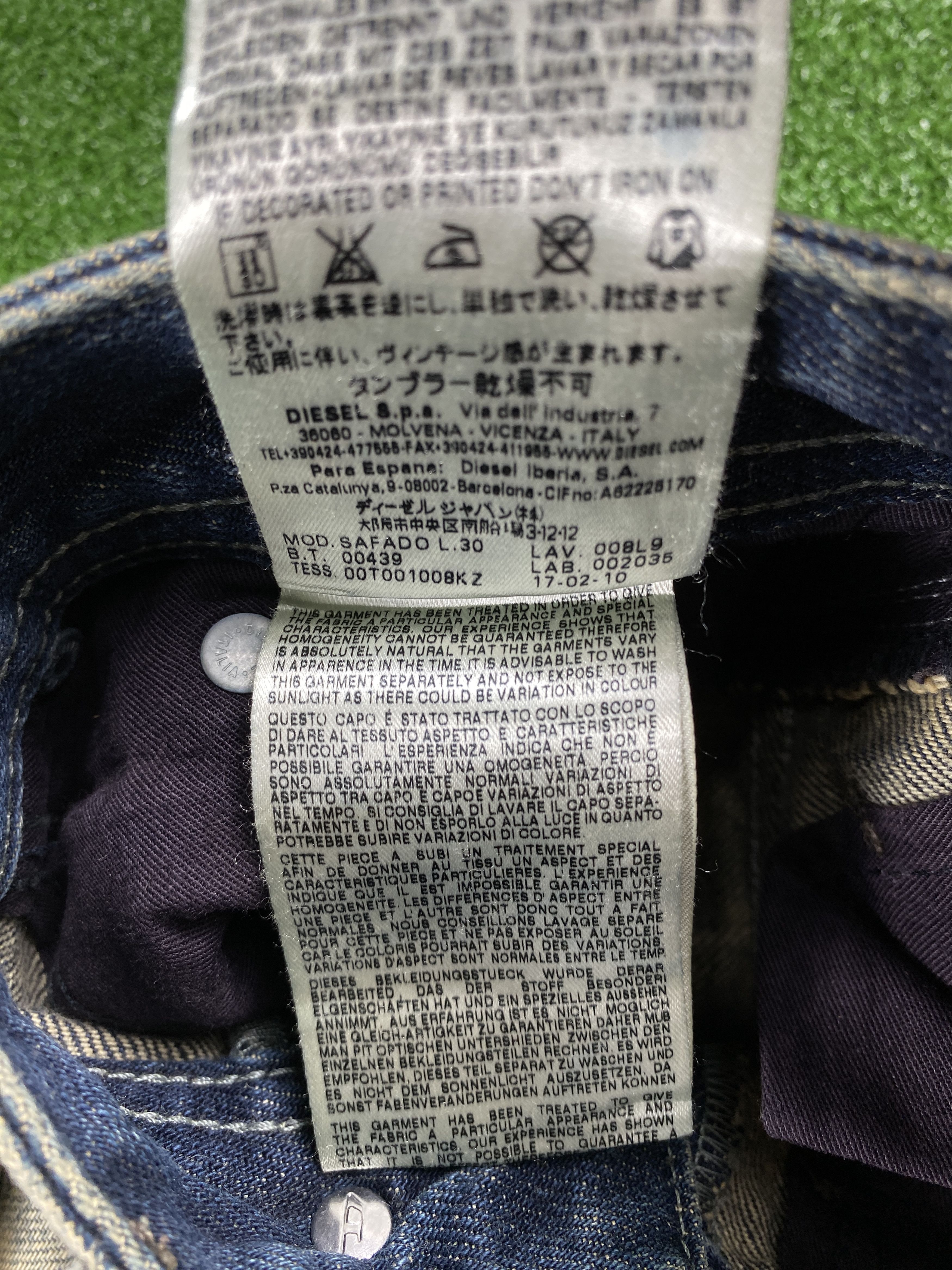 Diesel 💢 Selvedge Vintage Diesel Industry Faded Blue Jeans CP0077 Size US 32 / EU 48 - 14 Thumbnail