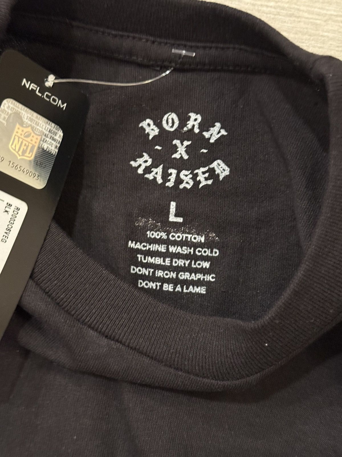 Born X Raised BORN X RAISED Las Vegas Raiders Long Sleeve T-Shirt Black L Size US L / EU 52-54 / 3 - 3 Thumbnail