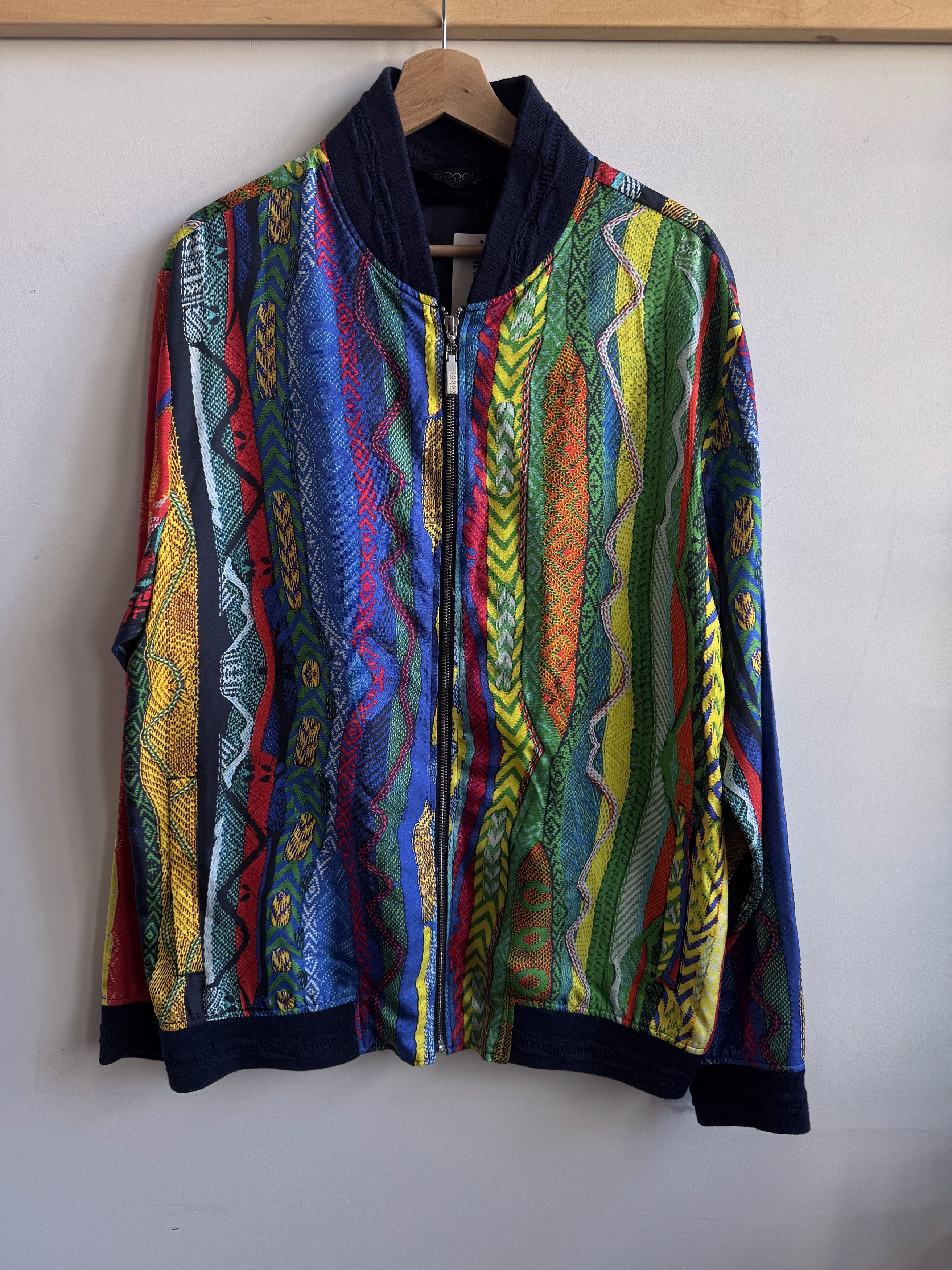 Coogi Coogi 3D Print Silk Jacket Size L Size US L / EU 52-54 / 3 - 1 Thumbnail