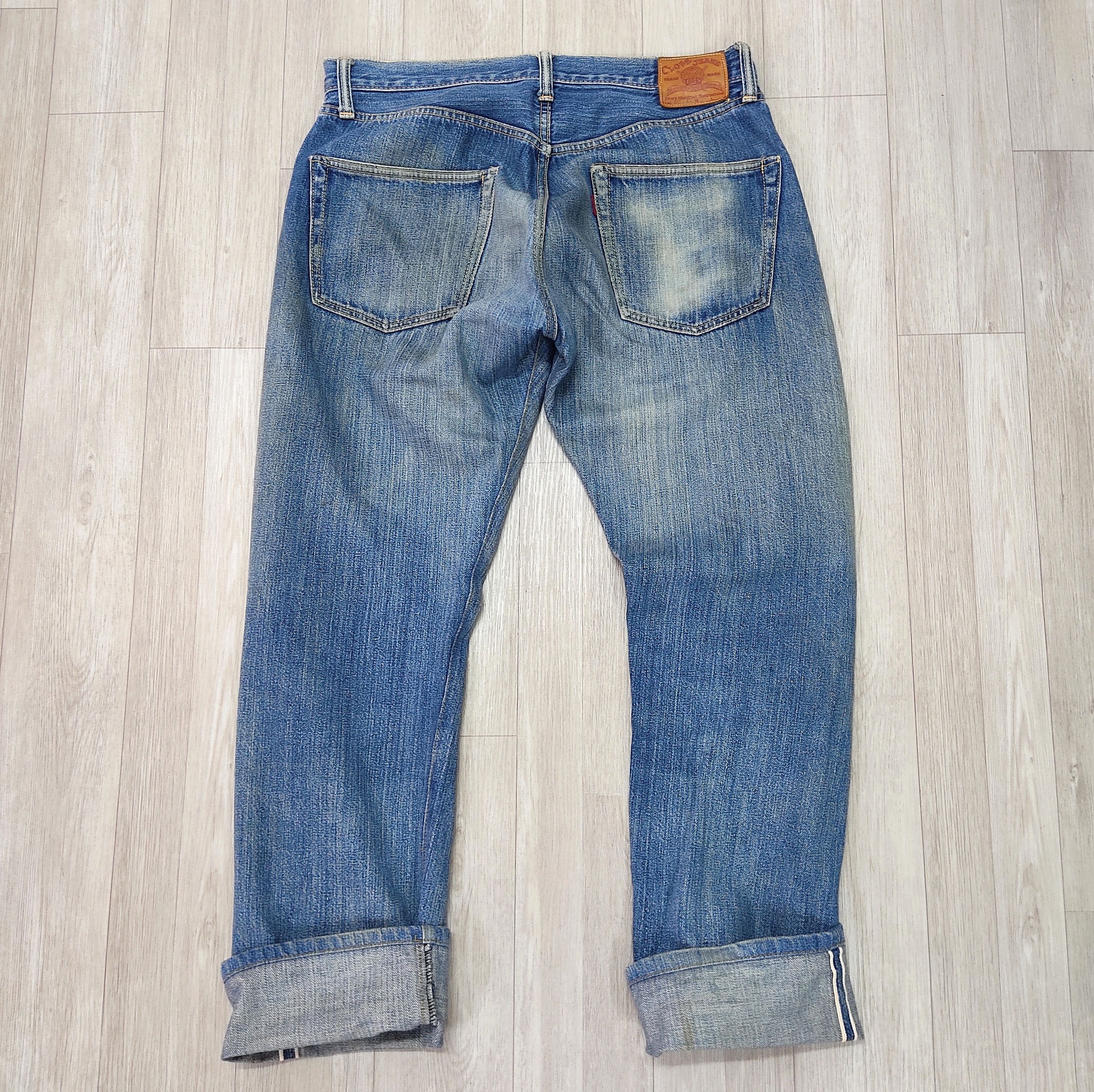 Japanese Brand Vintage Cloze Jeans Distressed Selvedge Denim Pants Size US 32 / EU 48 - 9 Thumbnail
