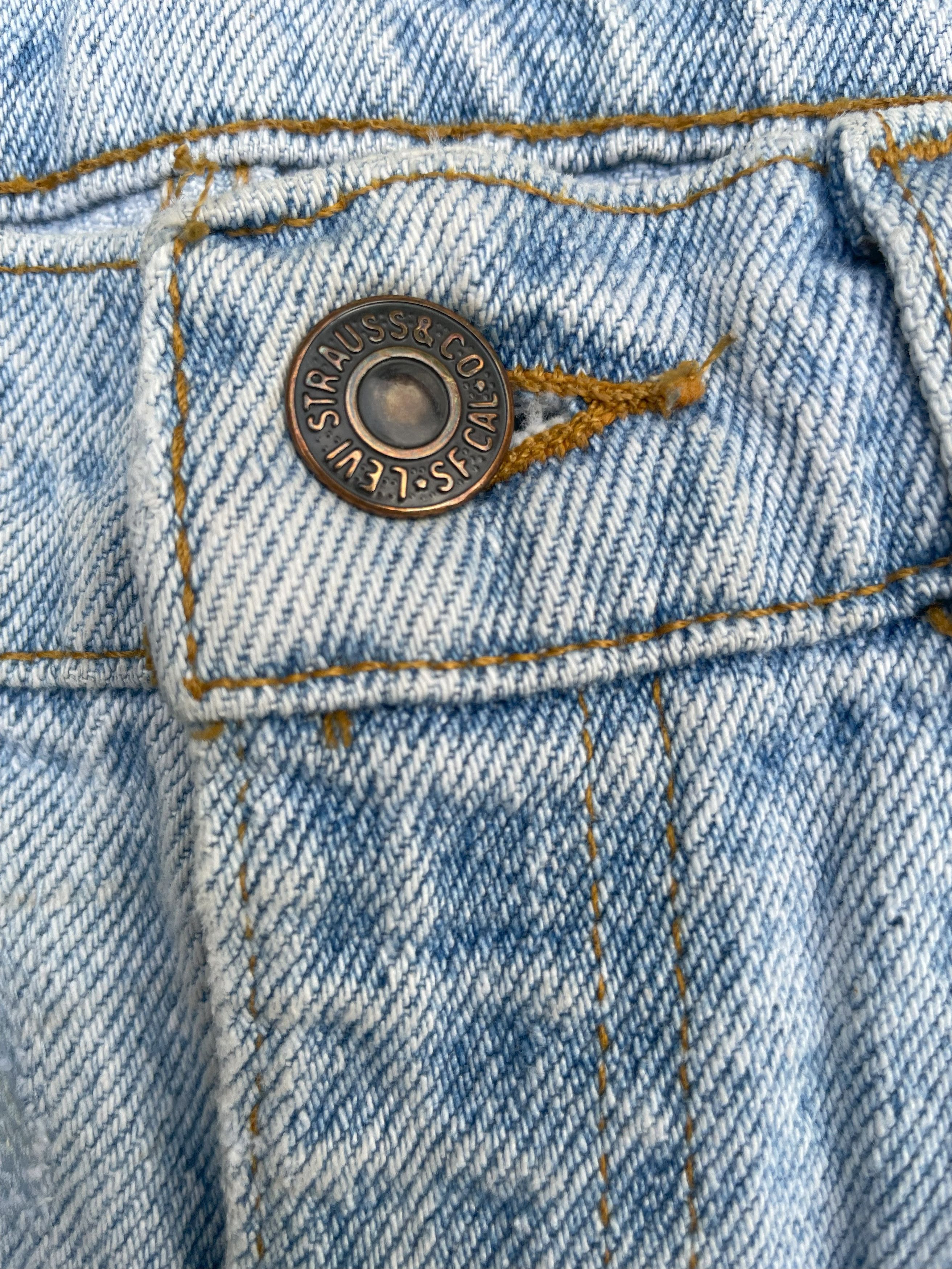 Levi's Vintage 1992 Levis 505 e Stone Wash Denim Size US 30 / EU 46 - 11 Thumbnail