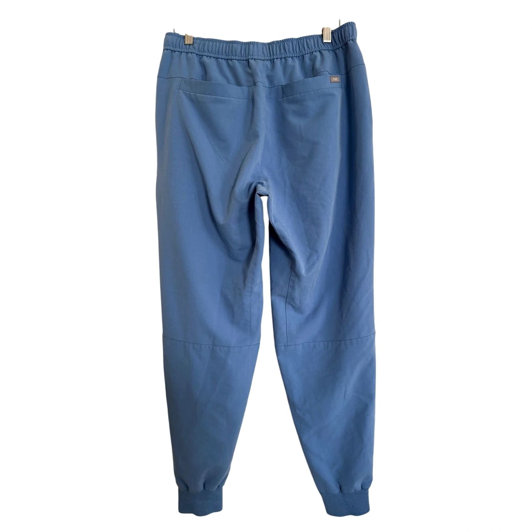 Vintage Figs Mens Scrub Jogger Blue/Navy Pants Drawstring Medical-Large Size US 33 - 2 Thumbnail