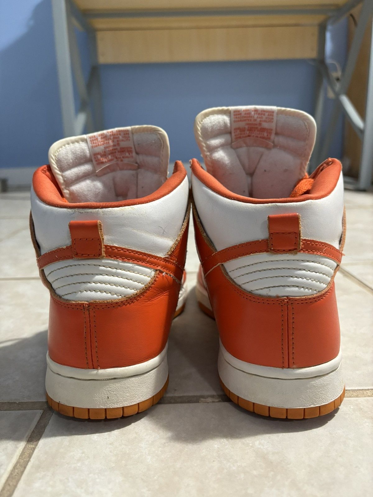 Nike 1999 Nike “Syracuse” Dunk High Size US 10 / EU 43 - 4 Thumbnail