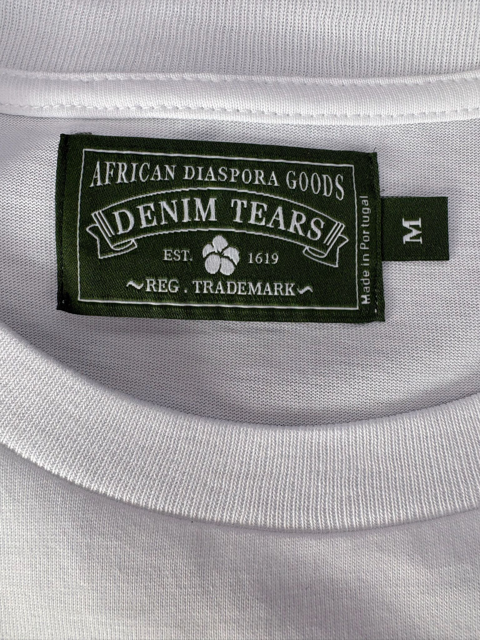 DENIM TEARS Denim Tears "Cee-Lo NY" Tee (White) Size US M / EU 48-50 / 2 - 4 Thumbnail
