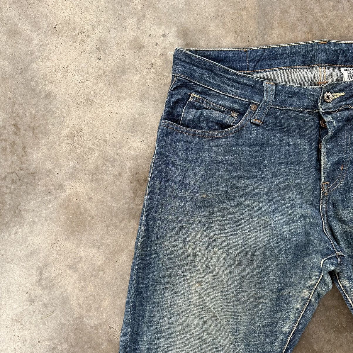 Japanese Brand Vintage Japanese Rusty Jean Faded Denim Pant W34 Size US 34 / EU 50 - 5 Thumbnail