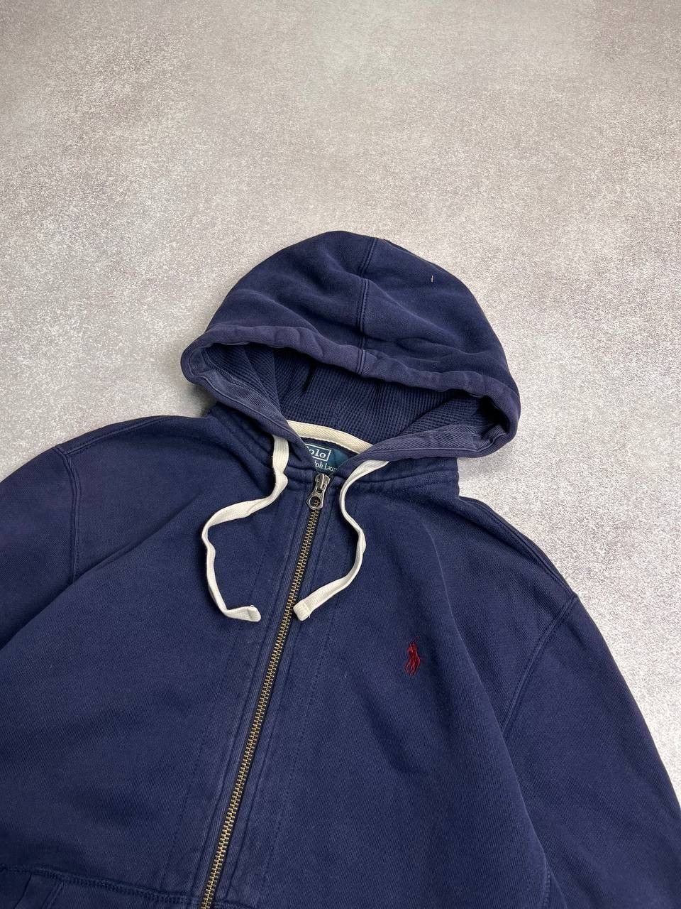 Polo Ralph Lauren Vintage Polo Ralph Lauren Sun Faded Boxy Zip Hoodie M Size US M / EU 48-50 / 2 - 2 Thumbnail