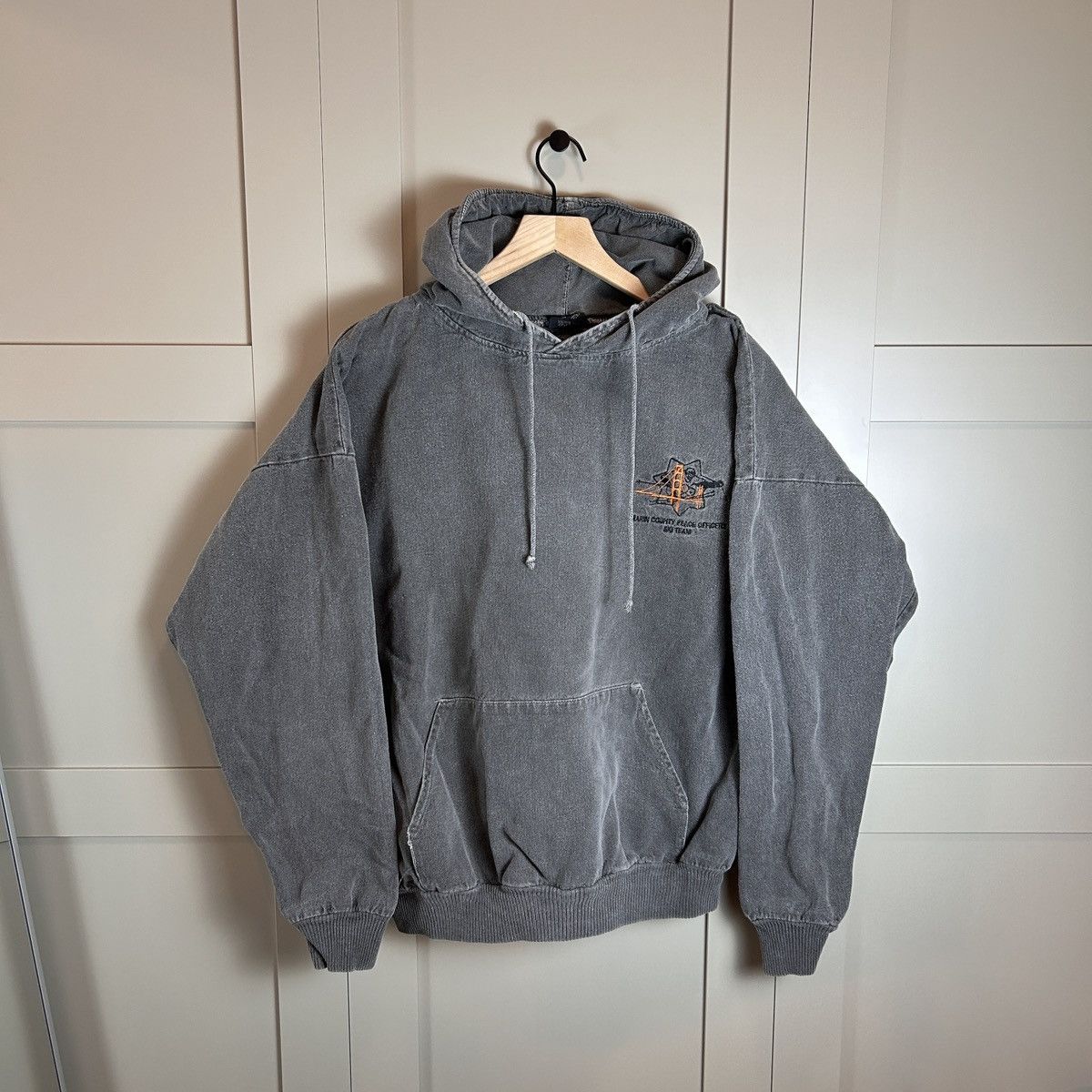 Vintage Vintage 90s Canvas Fleece Hoodie Subaru Ski Marin County SF Size US XL / EU 56 / 4 - 4 Thumbnail