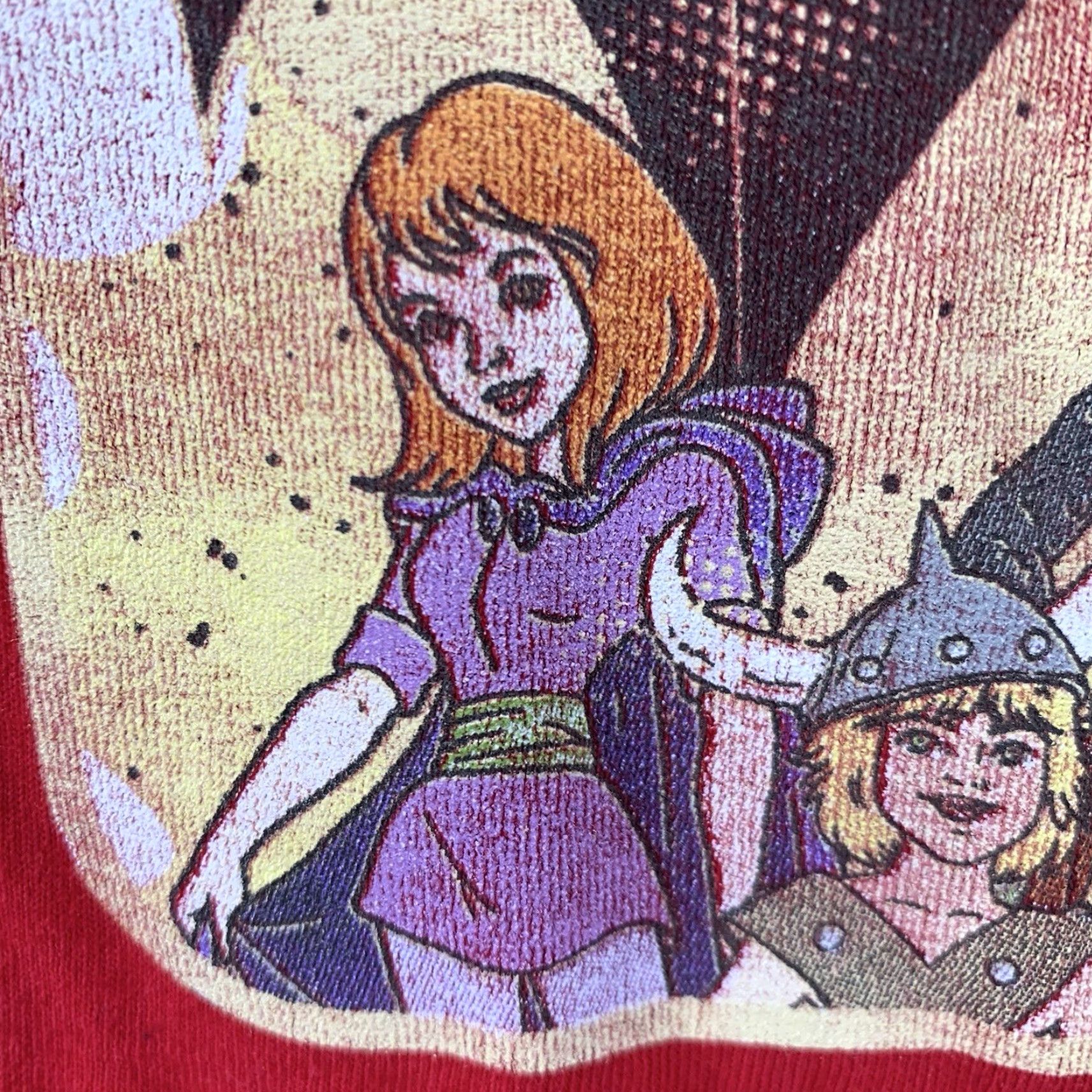 Vintage Dungeons & Dragons T-Shirt Adult Medium Red Retro 80s Cartoon Vengar Graphic Mens Size US M / EU 48-50 / 2 - 6 Thumbnail