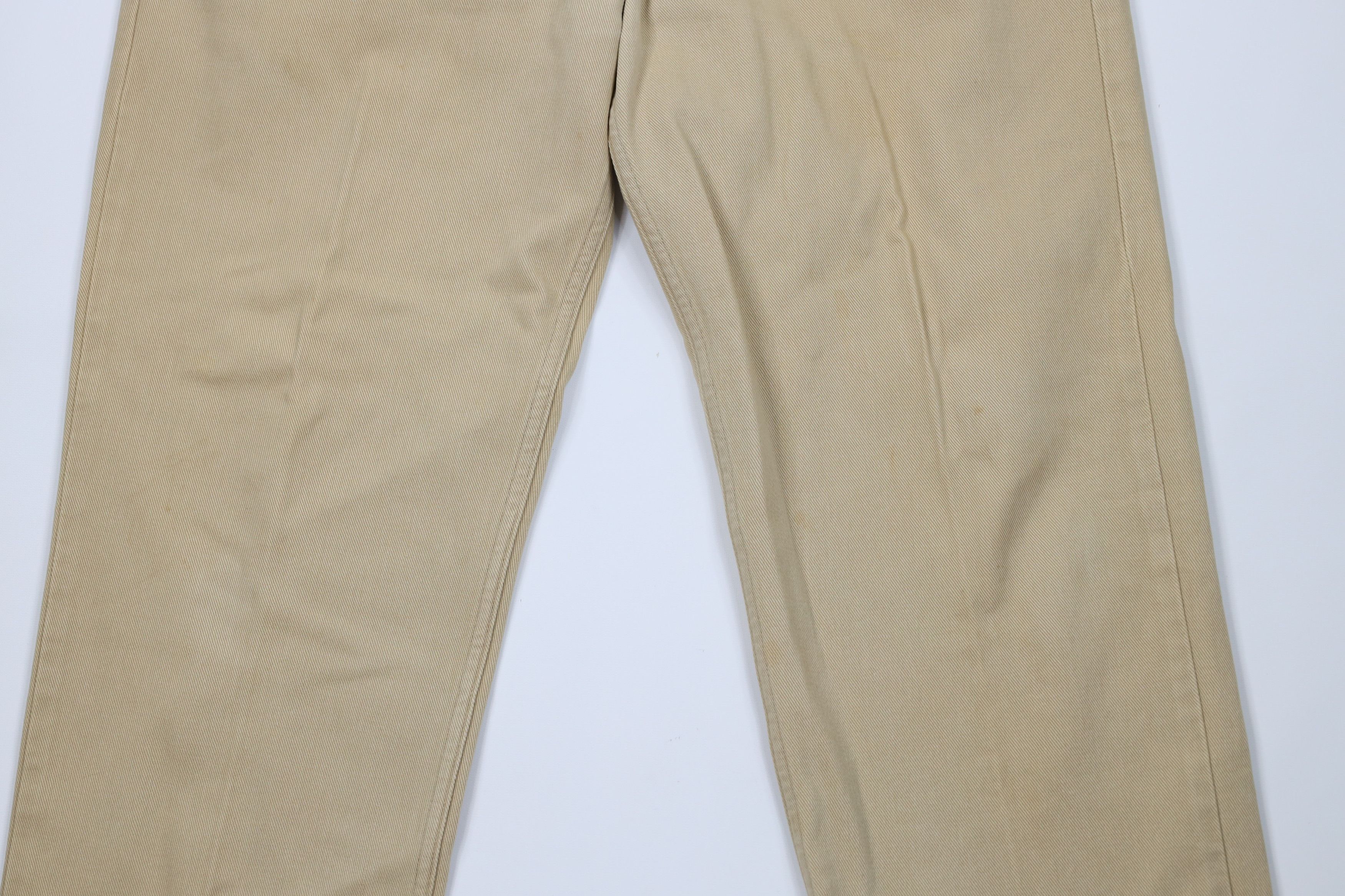 Guess Vintage 90s Guess Relaxed Fit Tapered Leg Jeans Beige Size US 36 / EU 52 - 3 Thumbnail