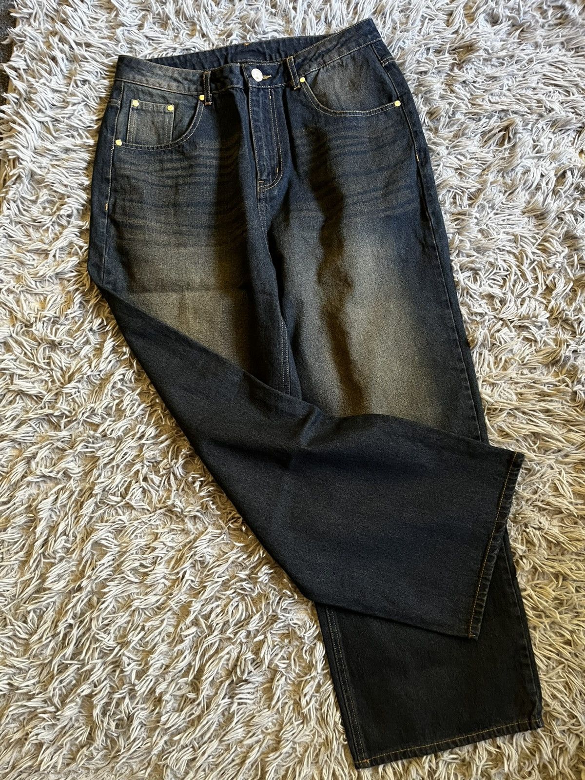 Other Mens Dark Blue Baggy Jean Size US 32 / EU 48 - 3 Thumbnail