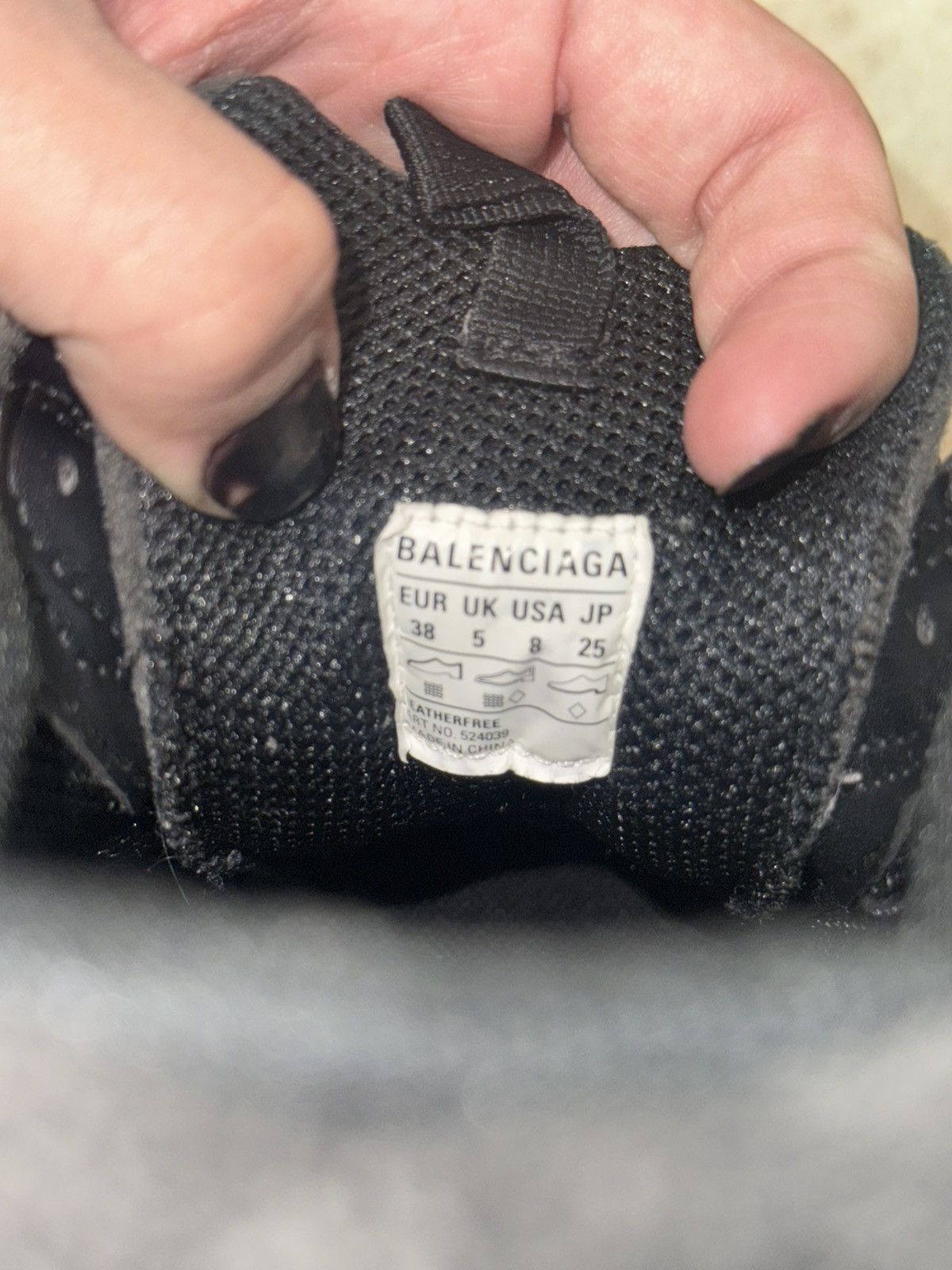 Balenciaga Balenciaga Velvet Triple S Size US 8 / IT 38 - 7 Thumbnail
