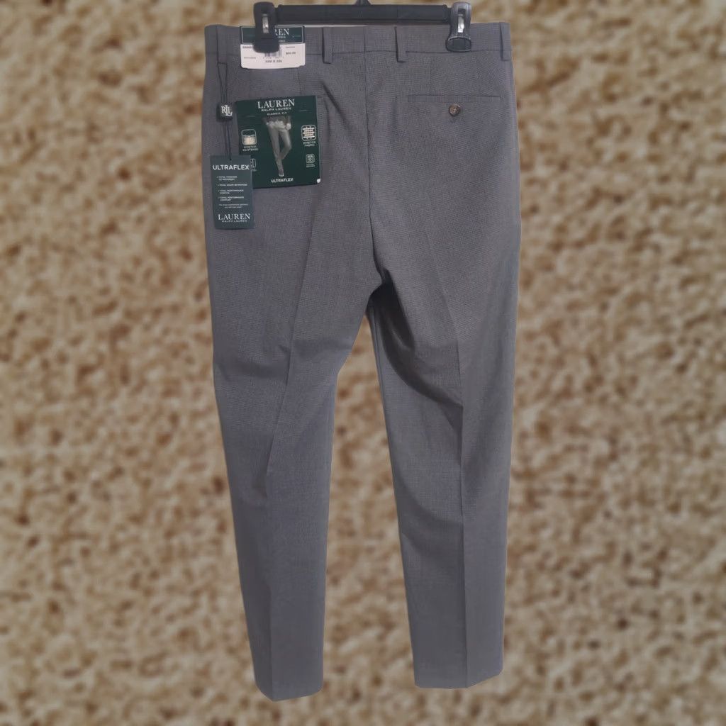 Ralph Lauren Lauren Ralph Lauren LRL Ultraflex Light Gray Dress Pants Men's 32x32 New Size US 32 / EU 48 - 1 Thumbnail