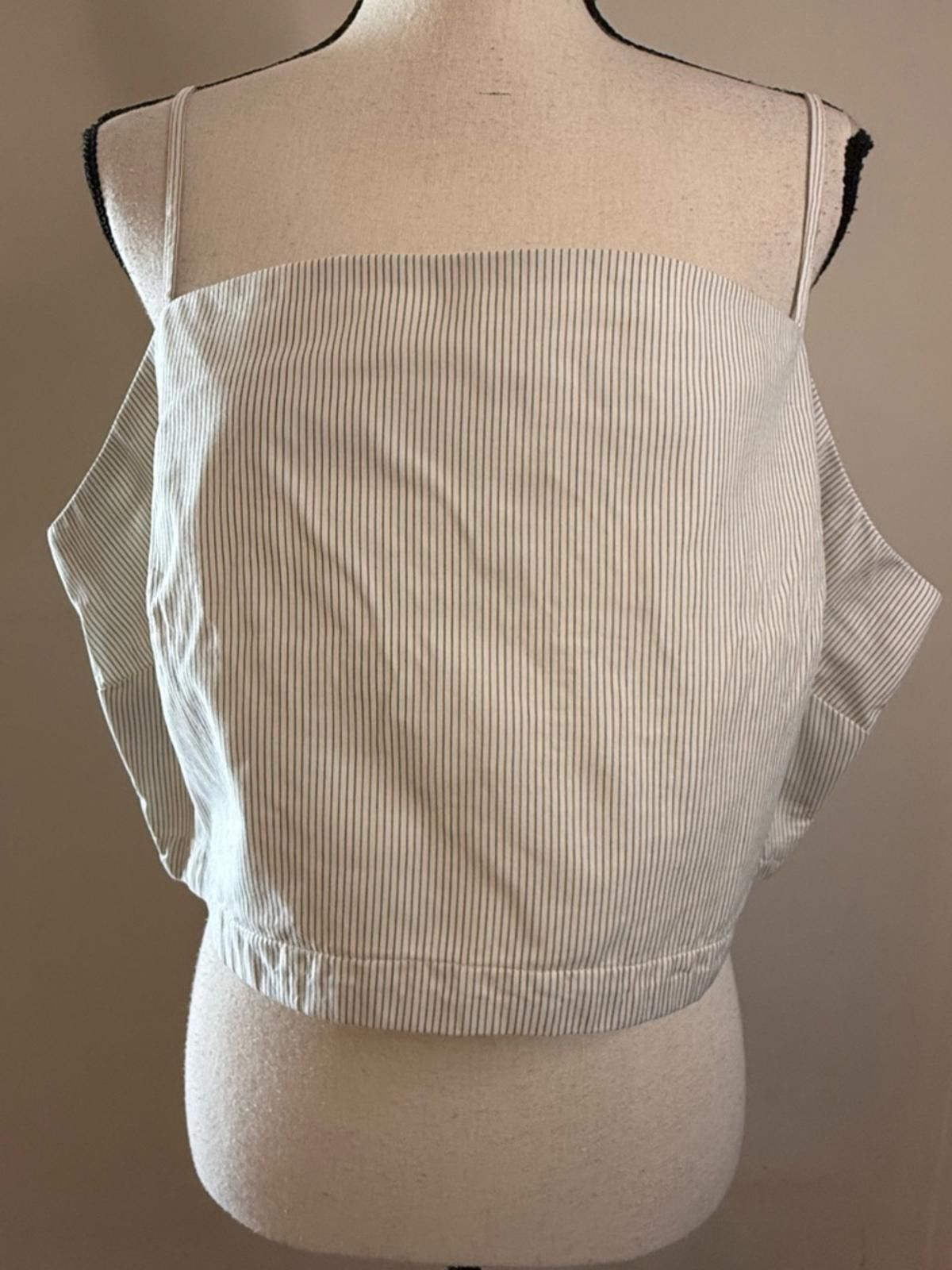 Other Banana Republic Factory preppy striped crop top SZ XL Size XL / US 12-14 / IT 48-50 - 1 Thumbnail