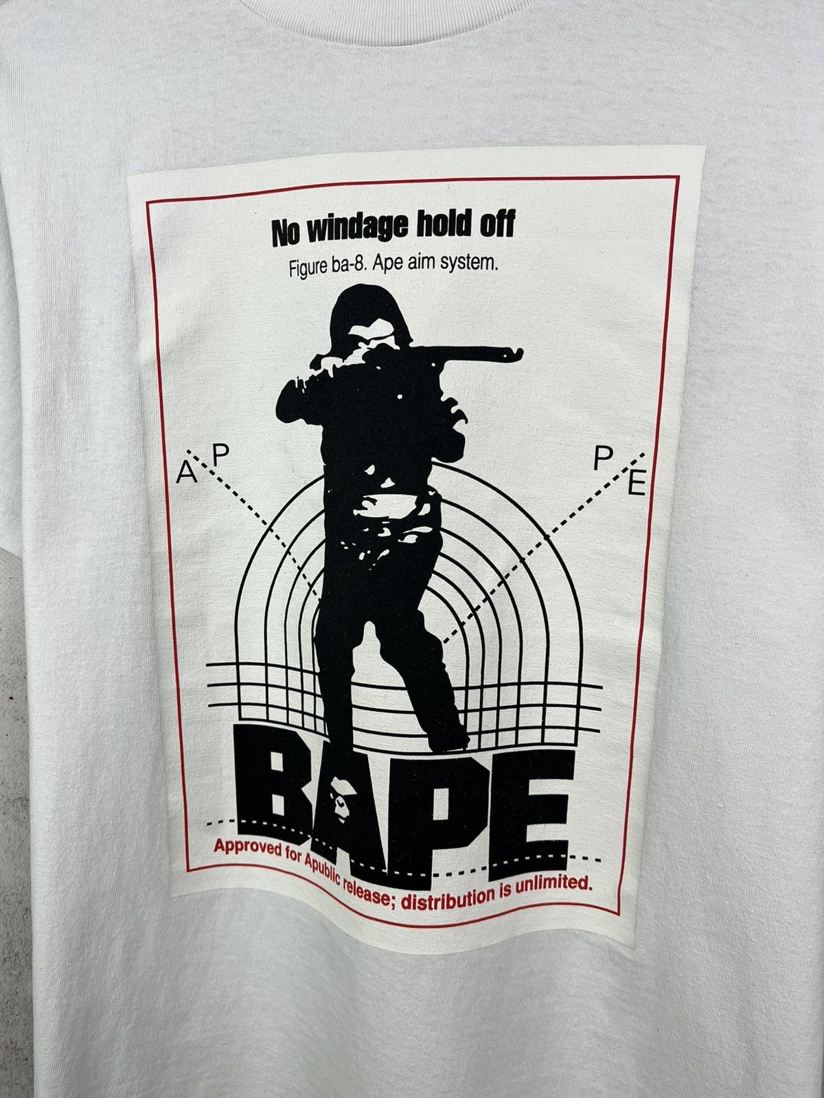 Bape A Bathing Ape Bape Hunting Aim T-Shirt Rare Retro Hype Y2K Size US M / EU 48-50 / 2 - 3 Thumbnail