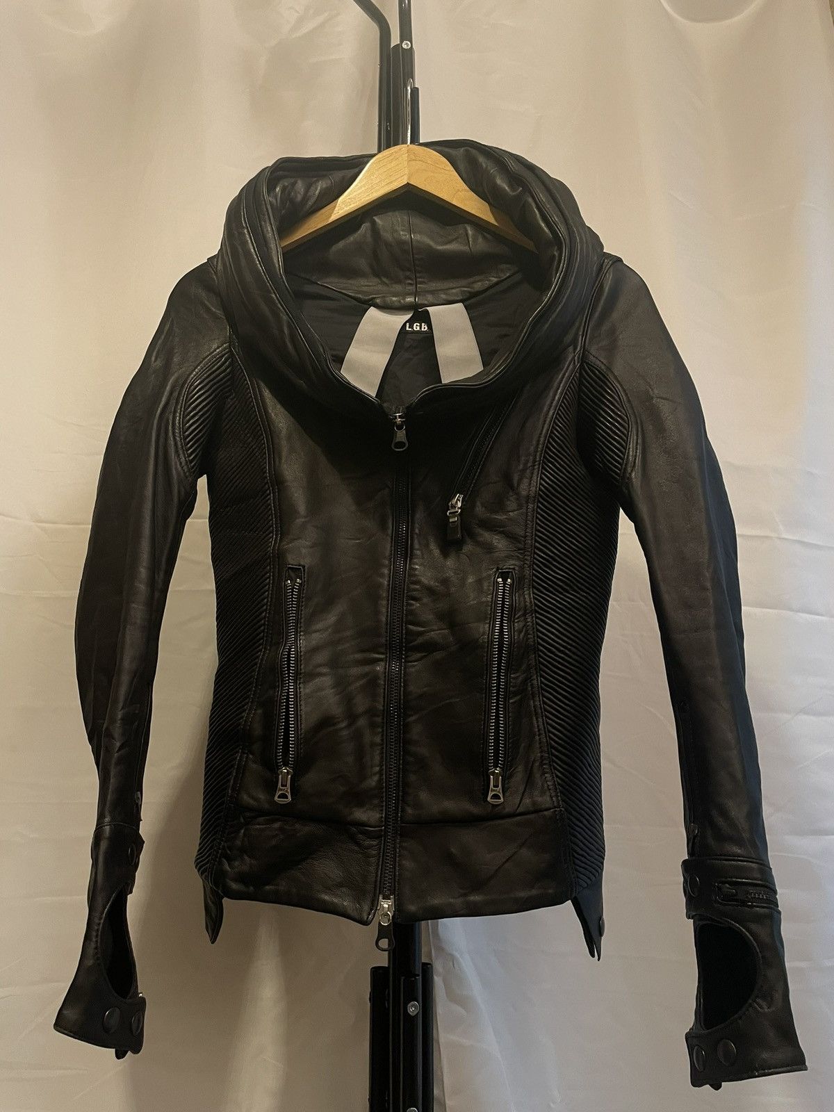 Le Grande Bleu (L.G.B.) L.G.B BONO-9 leather jacket Size US XS / EU 42 / 0 - 7 Thumbnail