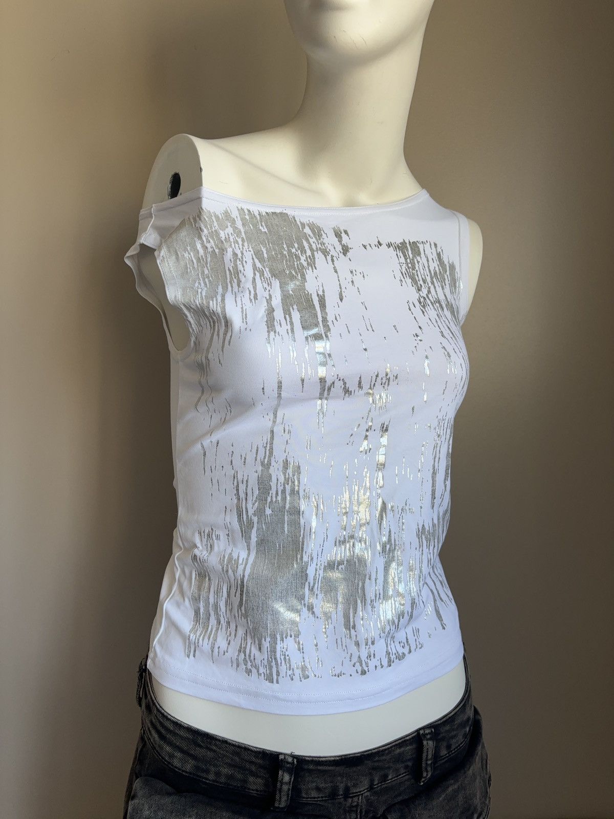 Japanese Brand × Vintage Printed glamour vintage tank top Size S / US 4 / IT 40 - 3 Thumbnail