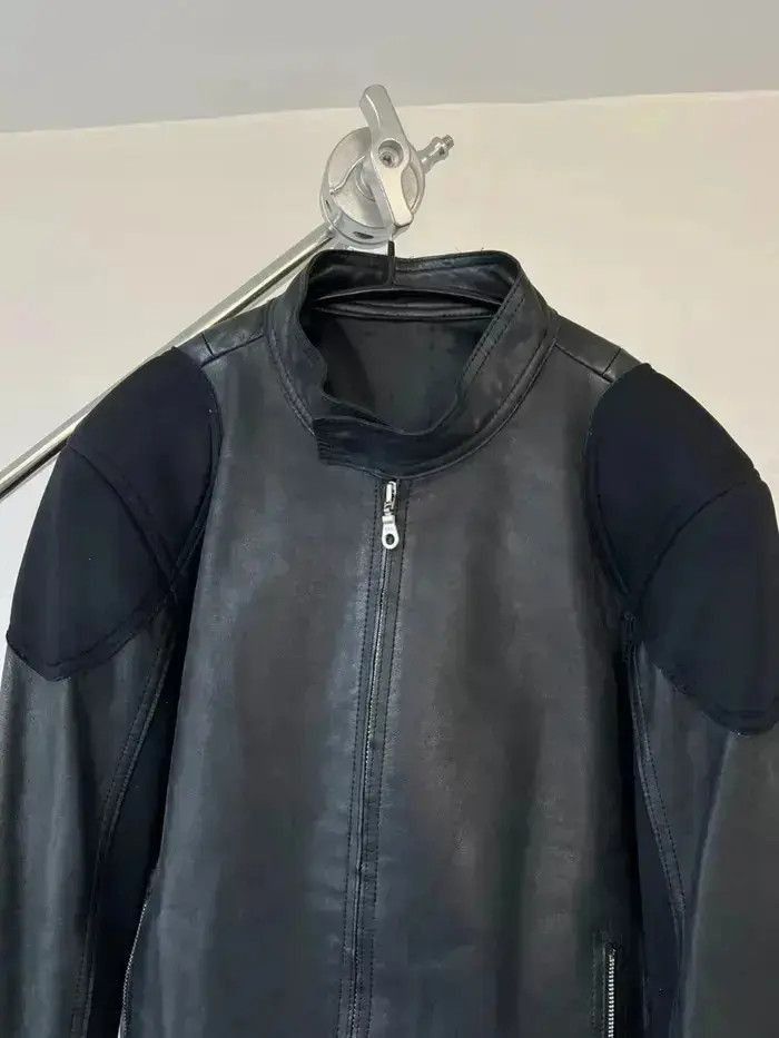 Yohji Yamamoto Yohji Yamamoto AAR leather bike jacket Size US L / EU 52-54 / 3 - 6 Thumbnail