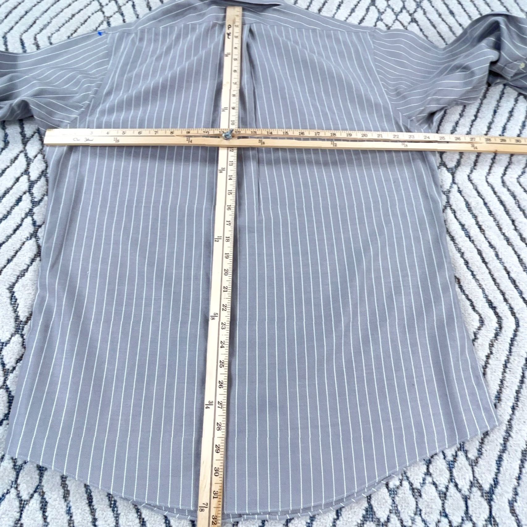 Brooks Brothers Brooks Brothers Shirt Men 17.5 Gray Oxford Cloth Button-Up Slim Fit Dress 346 Size 48R - 5 Thumbnail