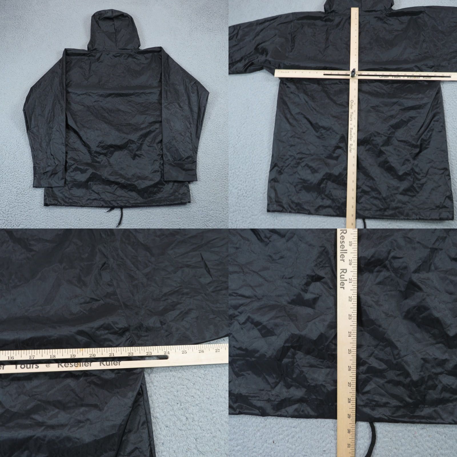 Vintage VINTAGE Ryder Studios Jacket Men Large Black Full Zip Convertible Hood Windbreaker Rain Size US L / EU 52-54 / 3 - 8 Thumbnail