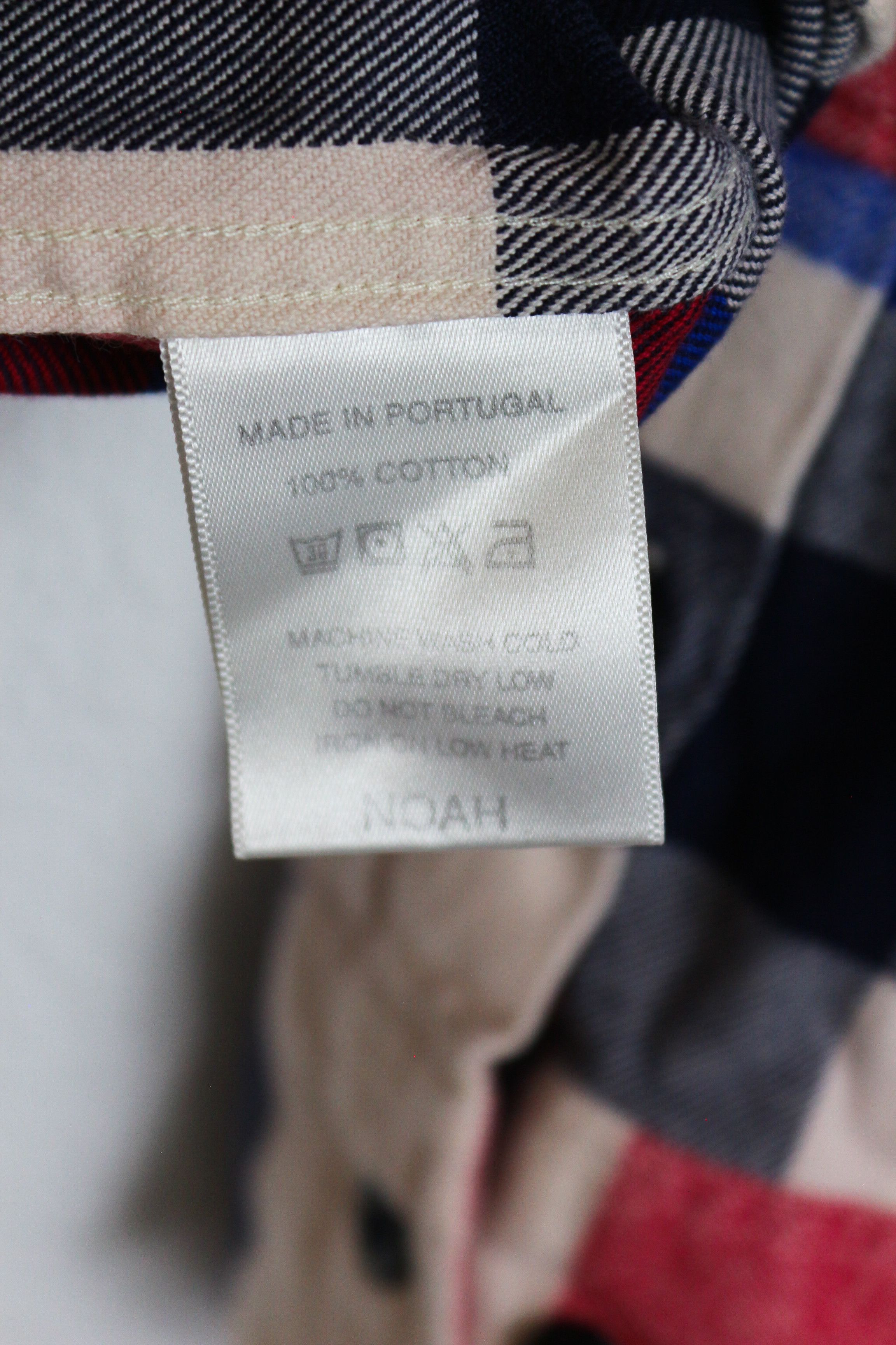 Noah Noah Plaid Flannel Heavyweight Cotton Shirt SS20 Camp Collar Size US XL / EU 56 / 4 - 5 Thumbnail
