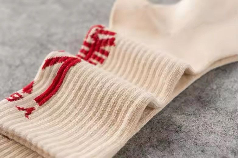 Converse × Happy Socks Hip Hop Chinese Characters Skateboard Cotton Socks (1 pairs) Size ONE SIZE - 4 Thumbnail