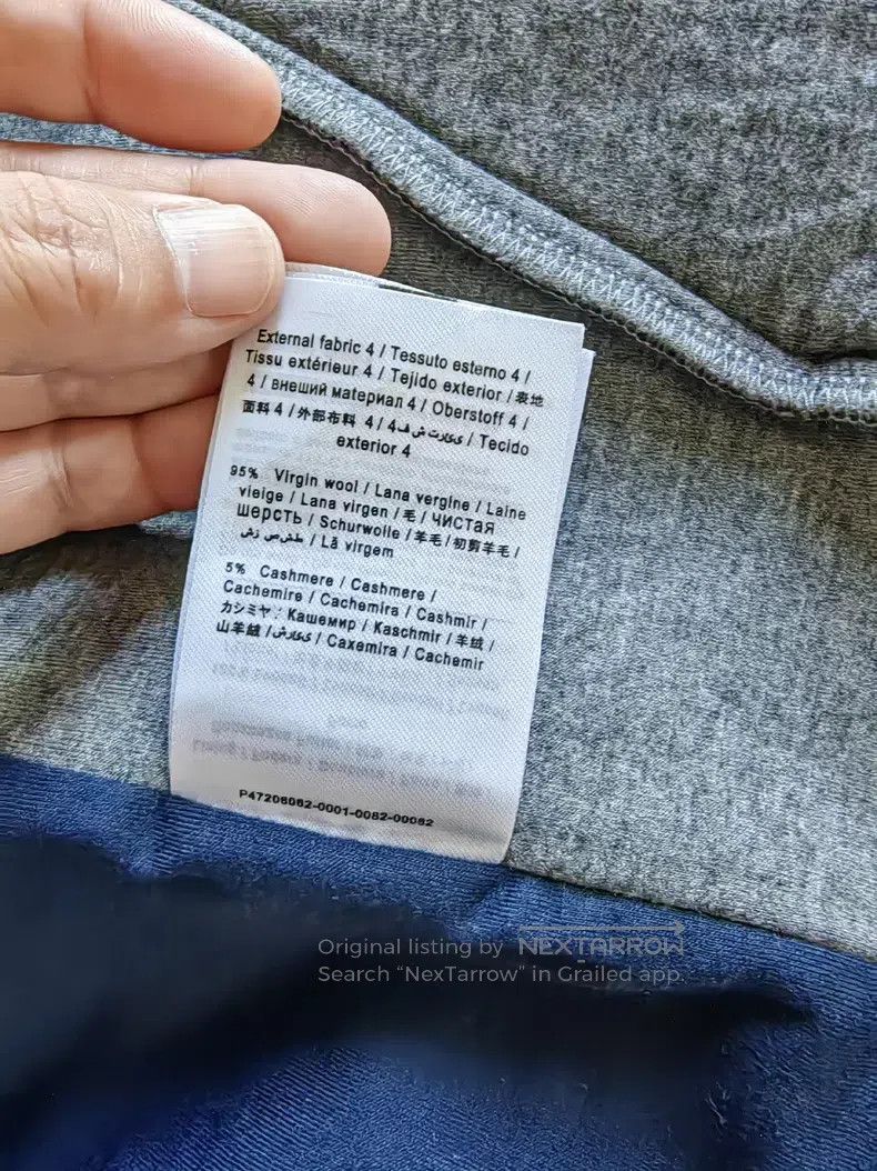 Valentino Valentino Dark blue butterfly zipper space cotton sweatshi Size US XL / EU 56 / 4 - 8 Thumbnail