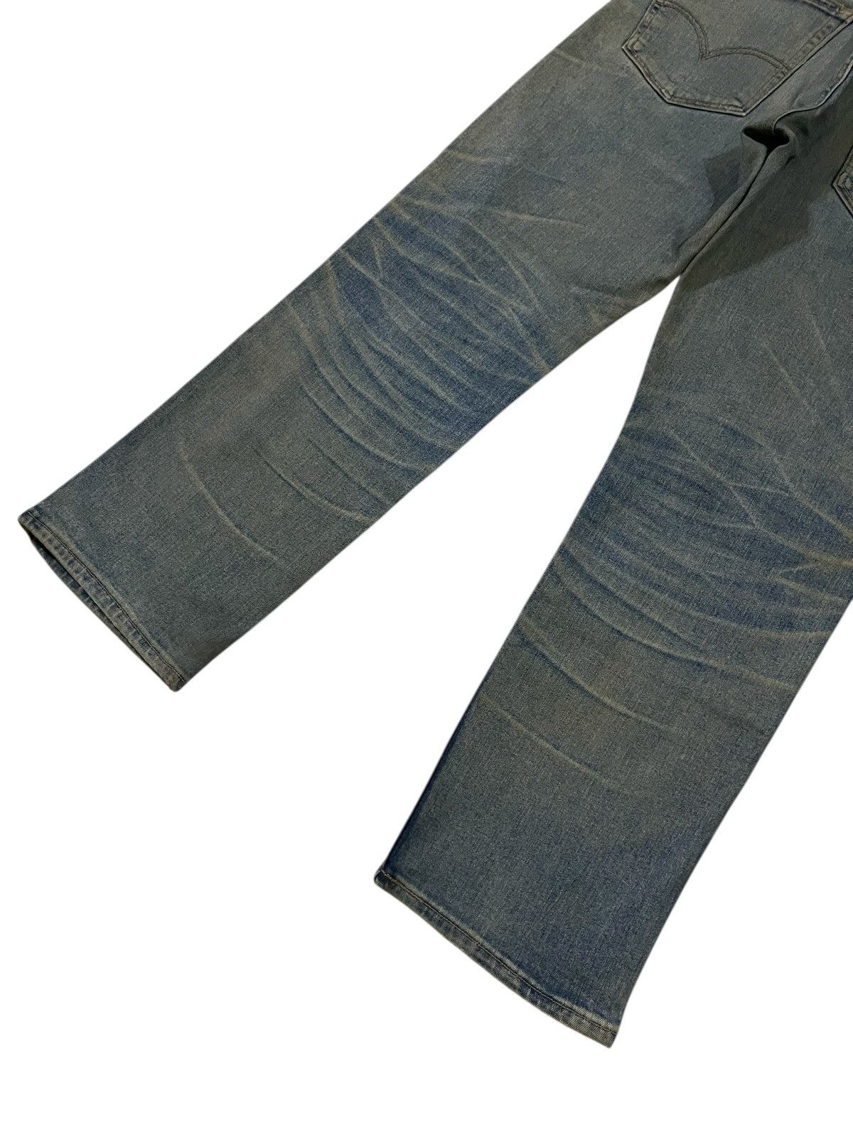 Levi's 00s Levi’s 505 Mud Rust Distressed Straight Fit Jeans Size US 33 - 13 Thumbnail