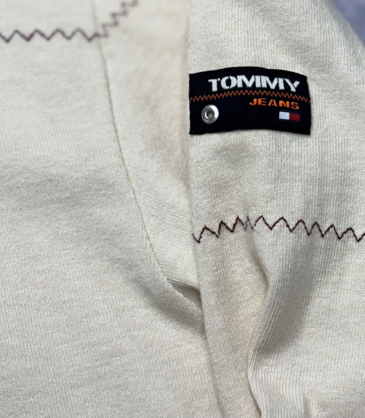 Tommy Hilfiger 90’s Tommy Jeans TH85 Long Sleeve Polo Size US XL / EU 56 / 4 - 3 Thumbnail