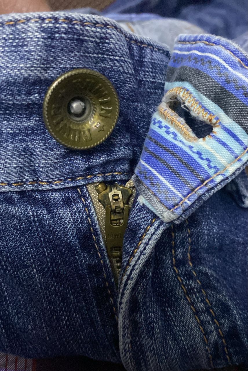If Six Was Nine 💥BEST OFFER 💥EDWIN XV EXCLUSIVE VINTAGE DISTRESSED DENIM Size US 31 - 17 Thumbnail