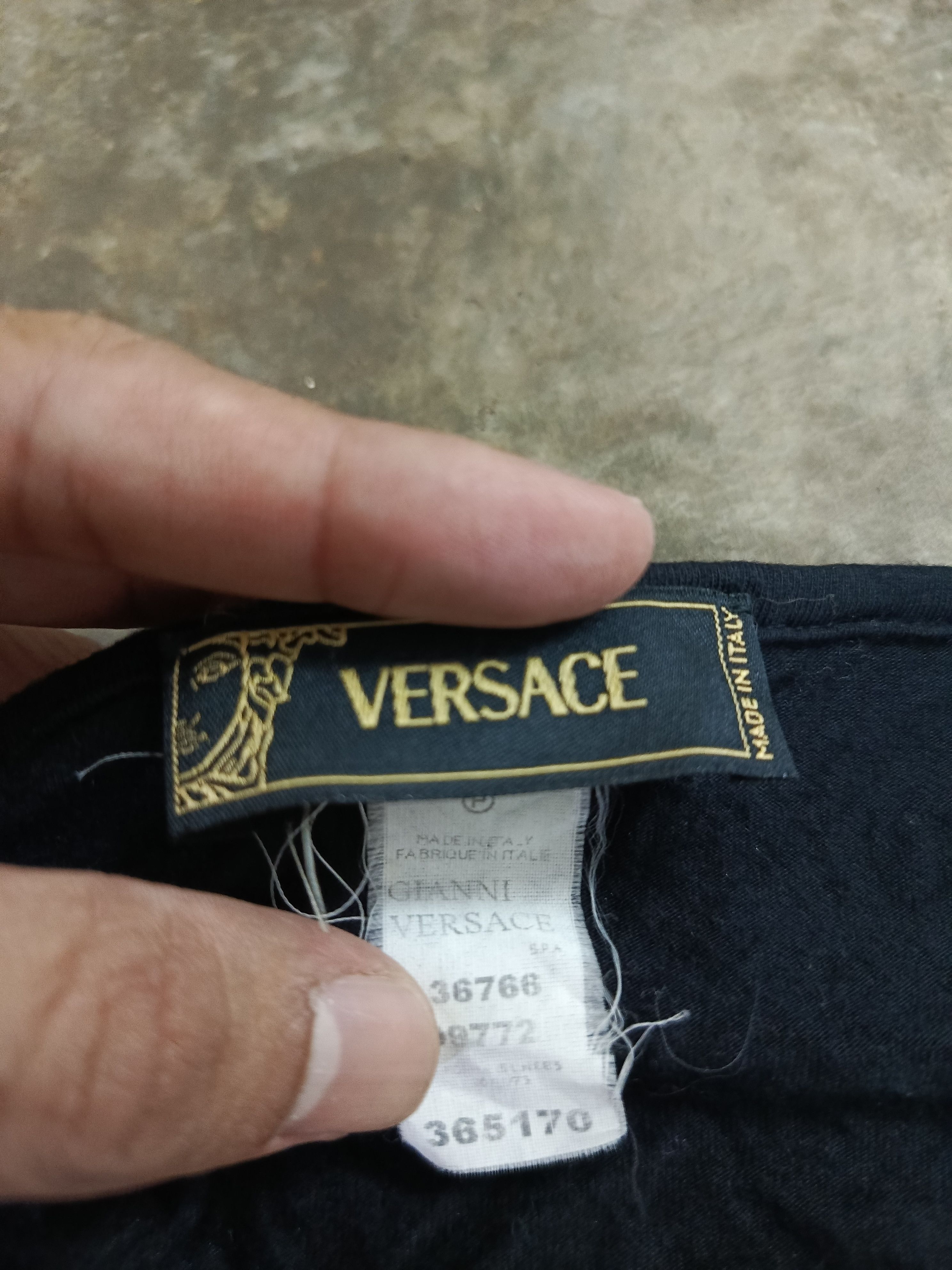 Versace by Donatella Medusa Buckle Black Stretch Crop Top