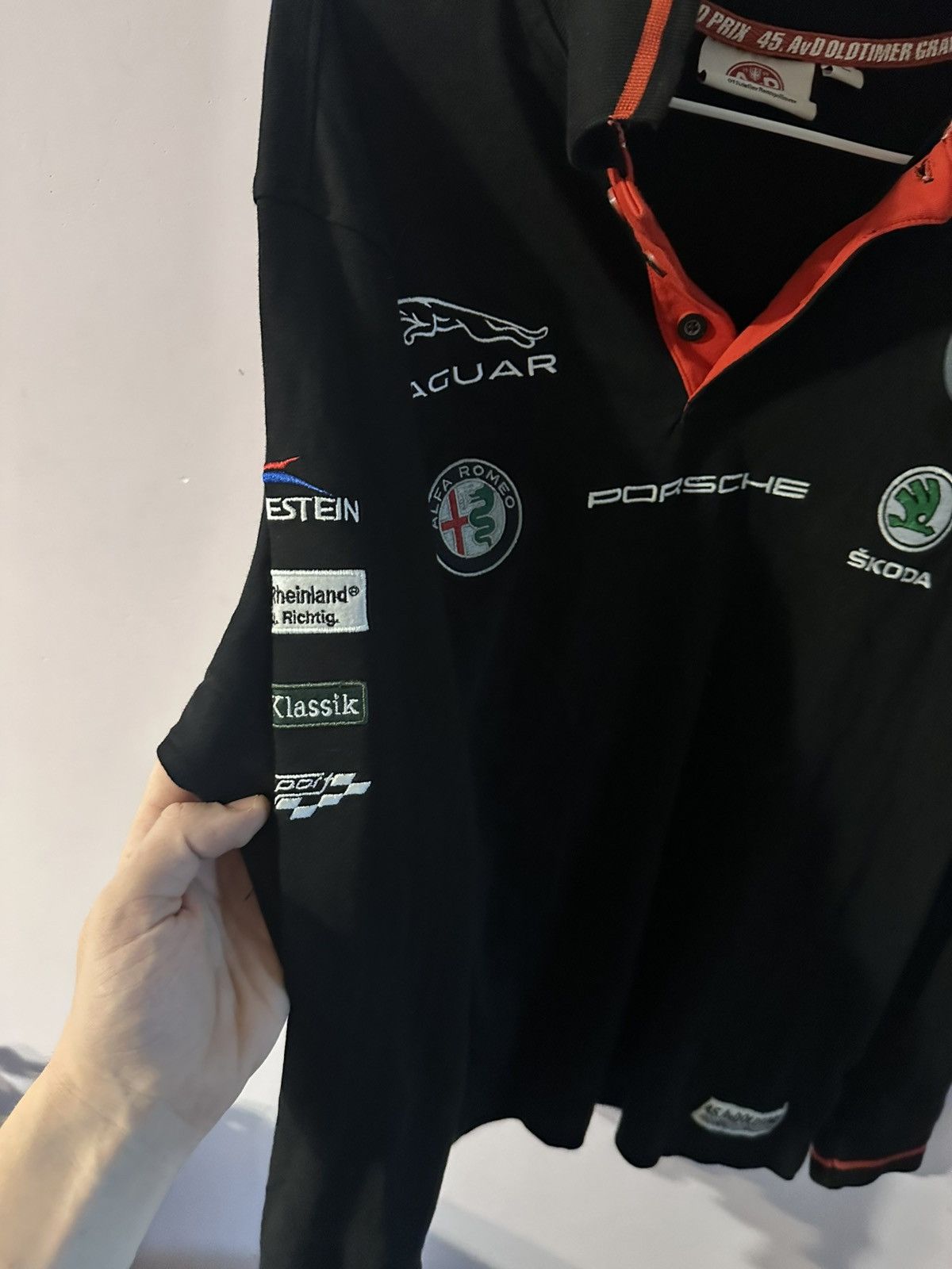 Porsche Design Racing AvD Grand Prix Sponsored Pullover Shirt PORSCHE 2017 Size US L / EU 52-54 / 3 - 3 Thumbnail