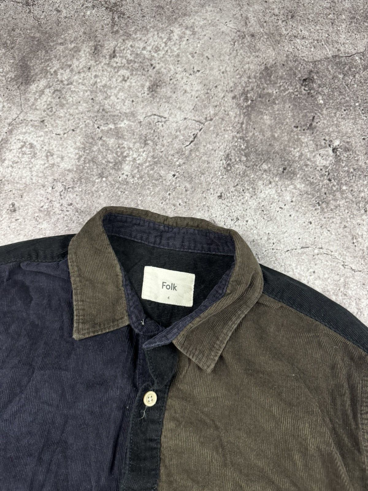 Flannel Vintage Folk corduroy flannel brown pocket over shirt Size US L / EU 52-54 / 3 - 4 Thumbnail