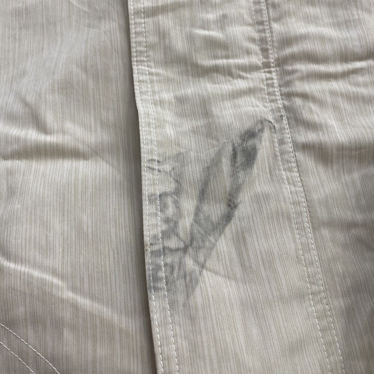 Vintage Vintage GIANNI VALENTINO ITALY Cream Bomber Jacket Size US L / EU 52-54 / 3 - 8 Thumbnail