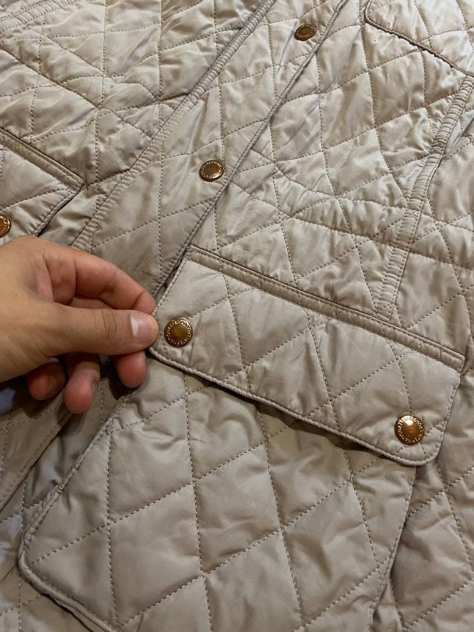 Barbour Y2K Womens Down Jacket Logo Barbour Streetwear Size M / US 6-8 / IT 42-44 - 7 Thumbnail
