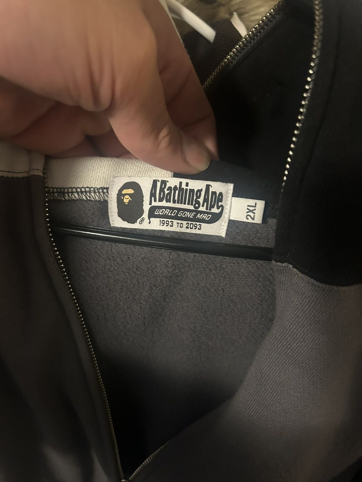 Bape Bape shark hoodie Size US XXL / EU 58 / 5 - 6 Thumbnail