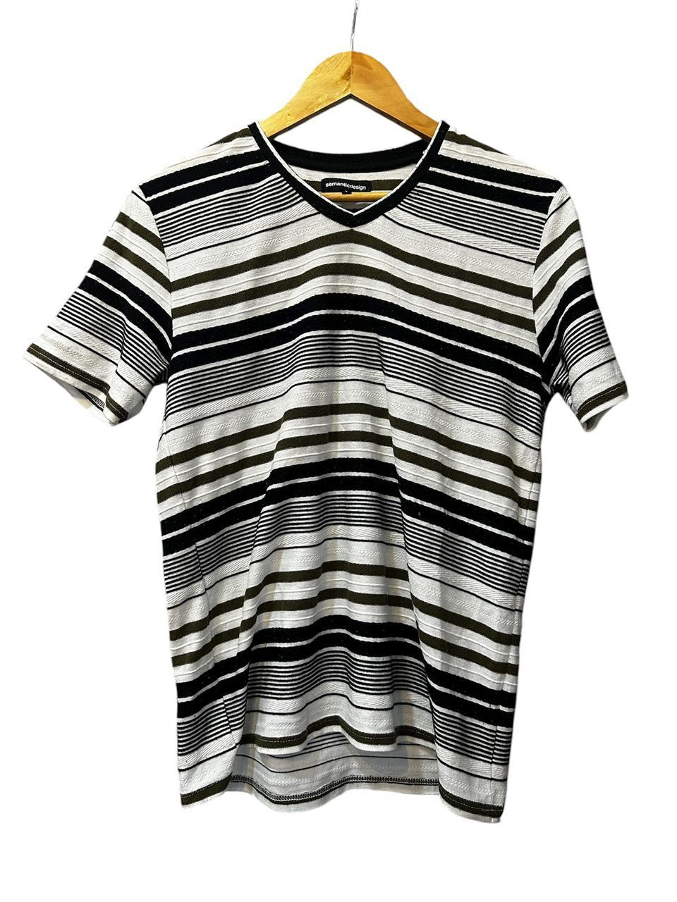 semanticdesign semantic design stripe v-neck rare design Size US M / EU 48-50 / 2 - 1 Thumbnail