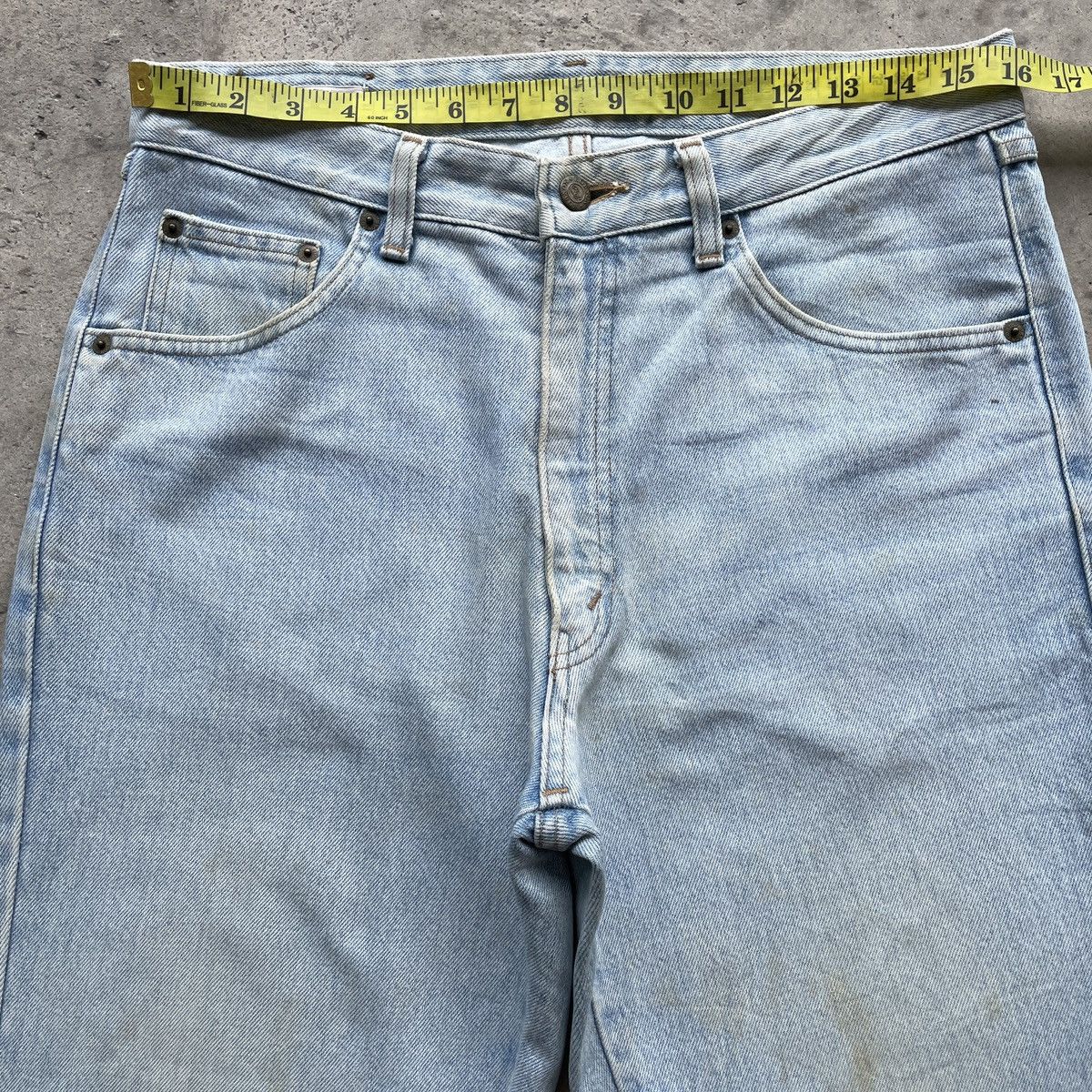 Japanese Brand Vintage Bobson Light wash Jeans Faded Denim Pants W32 Size US 32 / EU 48 - 5 Thumbnail