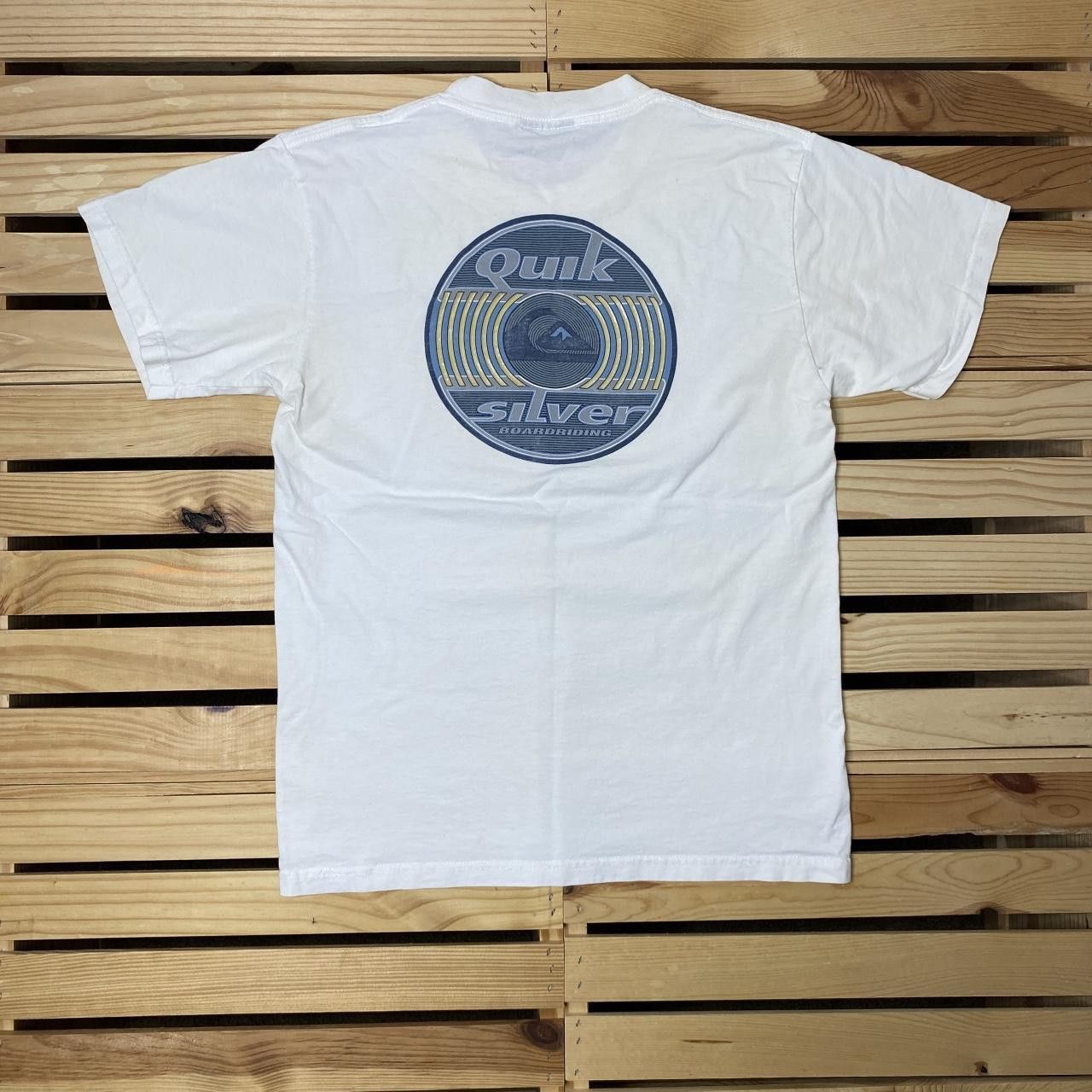Quiksilver Vintage Quiksilver White Surf Tee Size Small Size US S / EU 44-46 / 1 - 1 Thumbnail